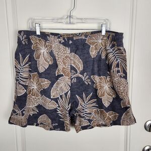 Tommy Bahama Mens Swim Trunks Nylon Shorts Tropical Size M